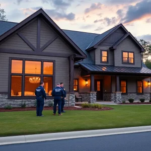 A beautifully designed home honoring a first responder in North Carolina.