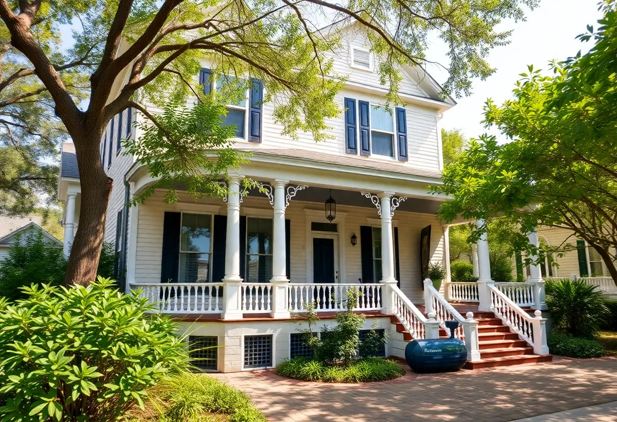 Historic house from Dawson's Creek in Wilmington, NC