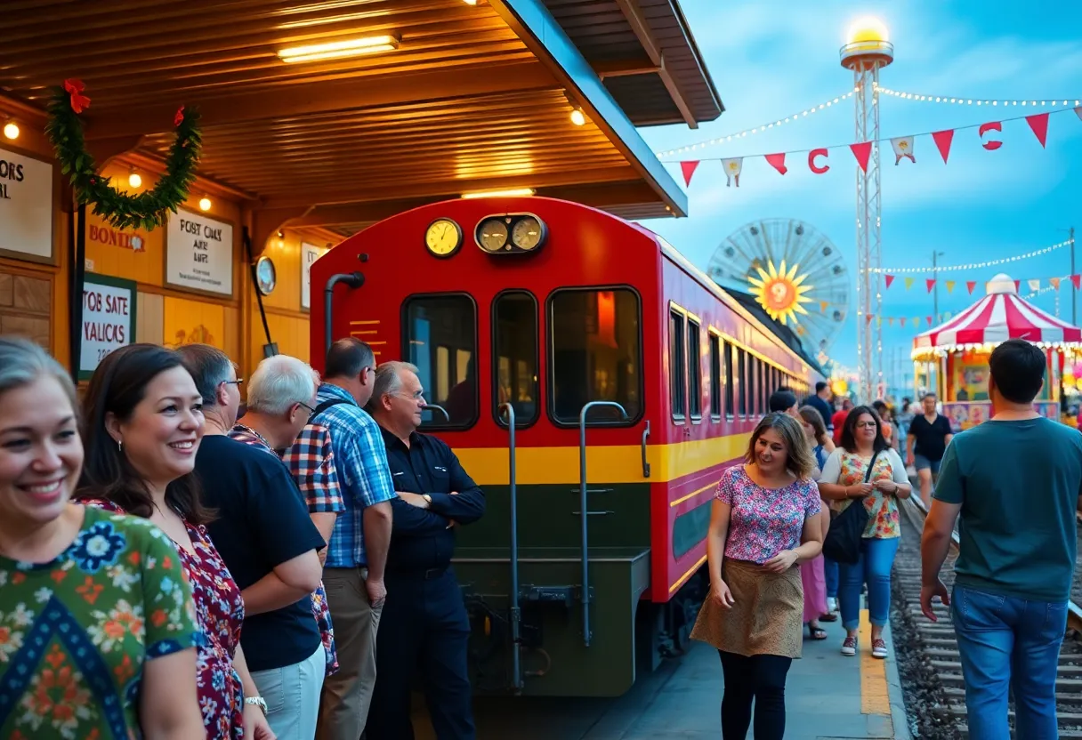 Train service at North Carolina State Fair