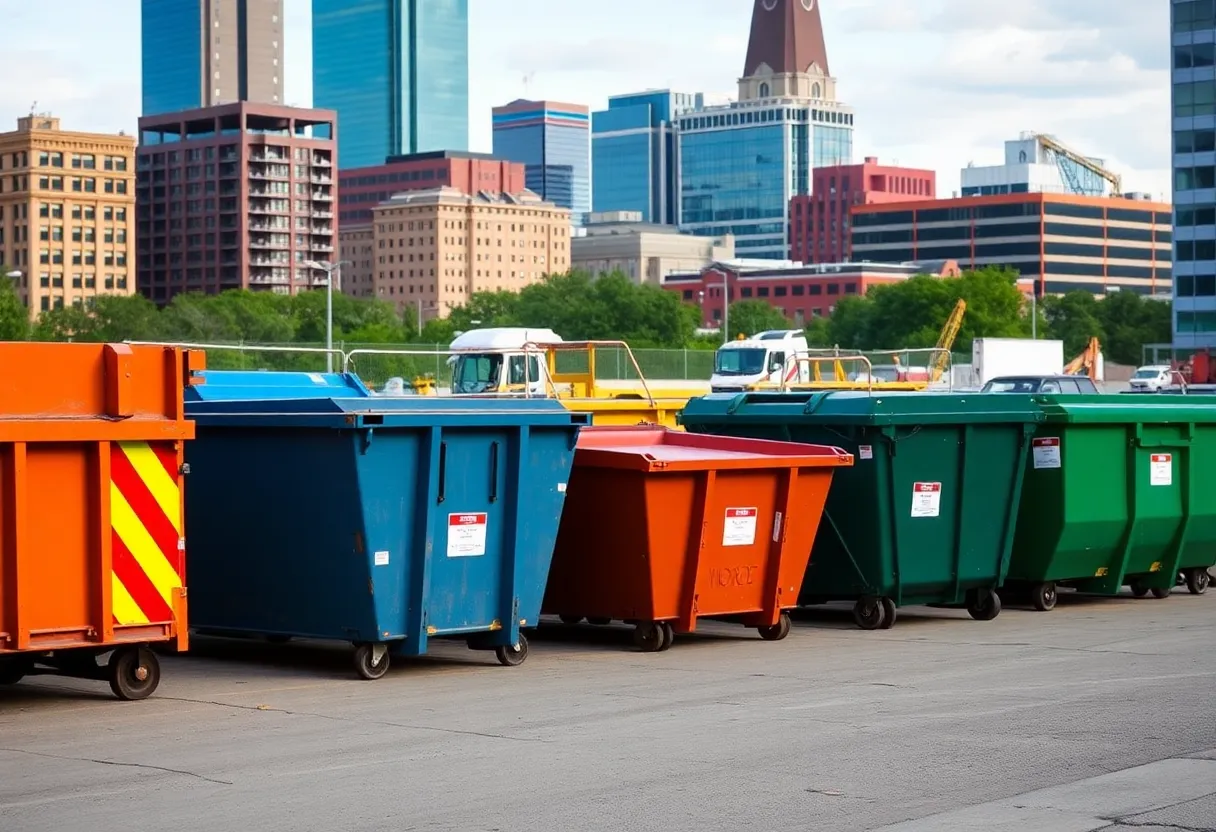 Dumpsters available for rental in Charlotte, NC